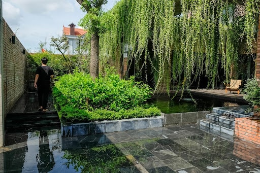 Ảnh nội thất ngôi nhà xanh tại Quảng Ninh