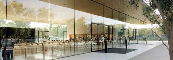 Apple park visit center & reception building