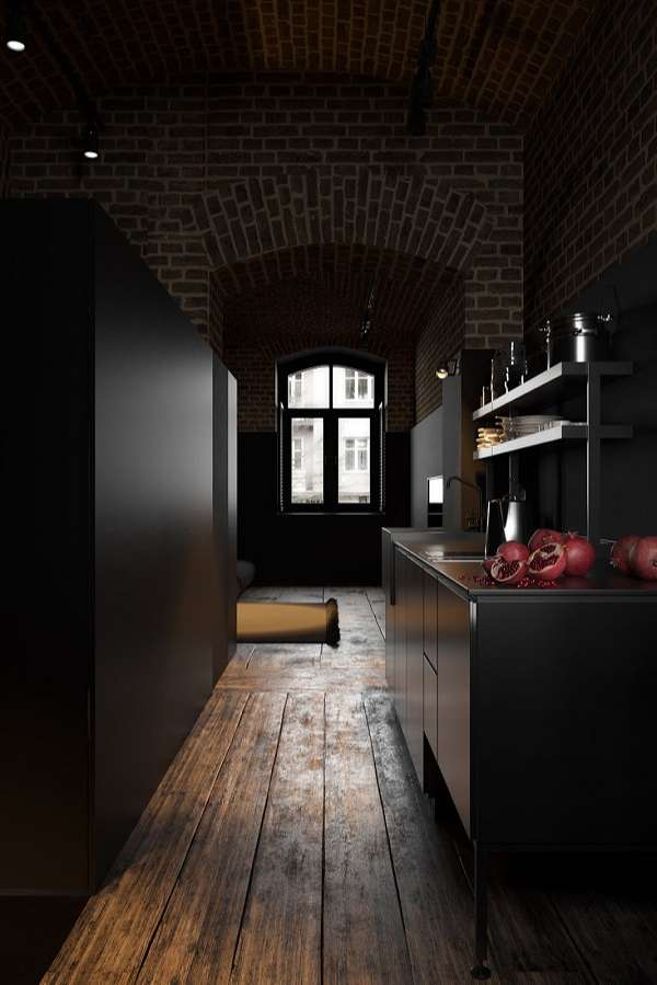 Không gian bếp được thiết kế hài hòa giữa nét đẹp cổ điển và hiện đại.