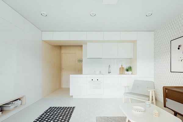 Phòng bếp thiết kế bởi Piotr Matuszek & Gosia Czarny