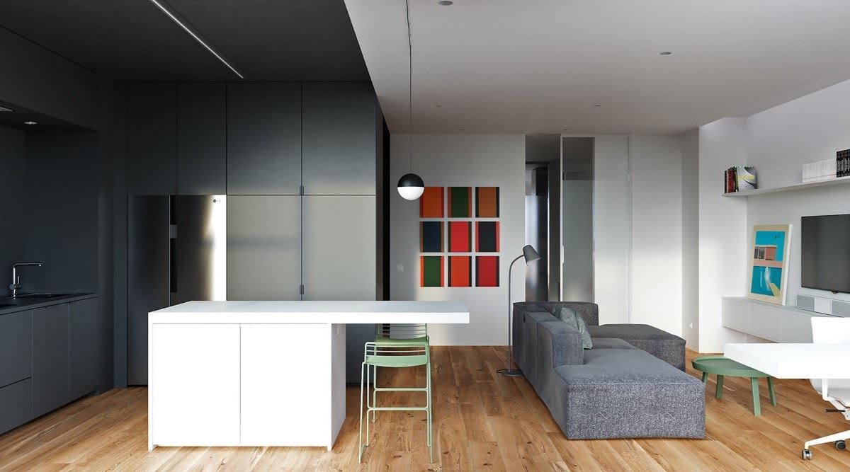 Hình ảnh của Thiết kế nội thất chung cư đẹp với tông màu trắng