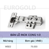 Hình ảnh của Bản lề inox cong 1/2 Eurogold WS02