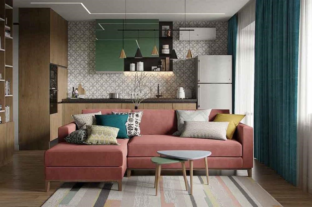 Hình ảnh của Kết hợp màu sắc hấp dẫn trong thiết kế nội thất