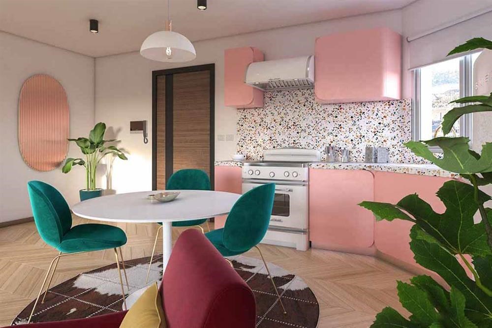 Hình ảnh của Kết hợp màu sắc hấp dẫn trong thiết kế nội thất