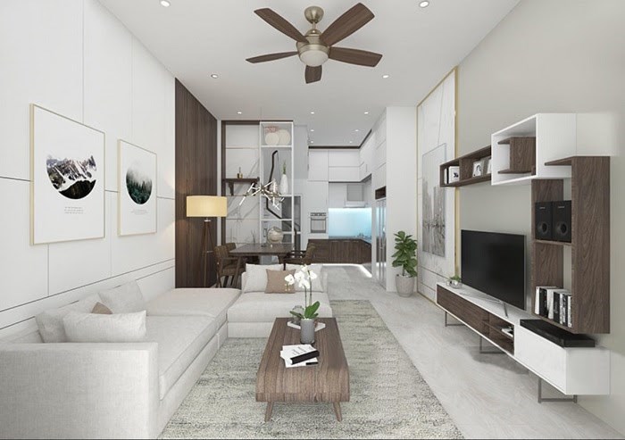 Hình ảnh của Thiết kế nội thất nhà ống 3 tầng 4x10m - Anh Diệp