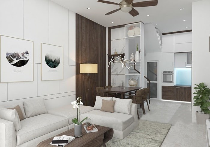 Hình ảnh của Thiết kế nội thất nhà ống 3 tầng 4x10m - Anh Diệp