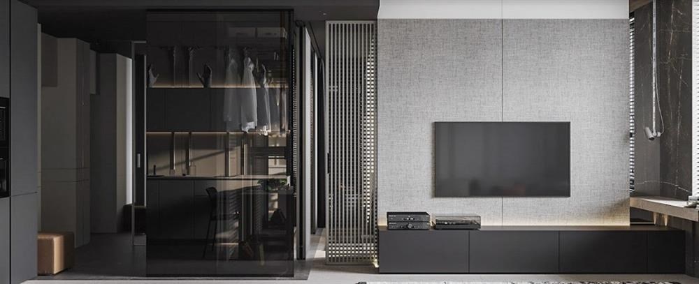 Hình ảnh của Thiết kế nội thất chung cư nhỏ theo phong cách boiserie cổ điển