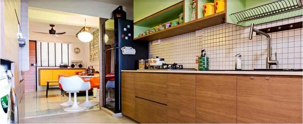 Hình ảnh của Ý tưởng thiết kế nhà bếp đẹp từ căn hộ Singapore