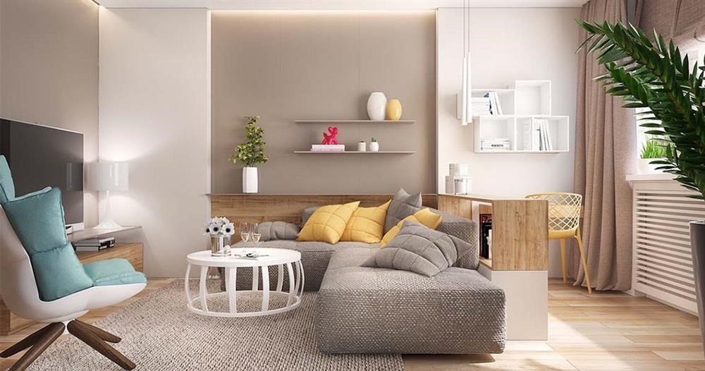 Hình ảnh của Cách bố trí nội thất và ánh sáng phòng khách