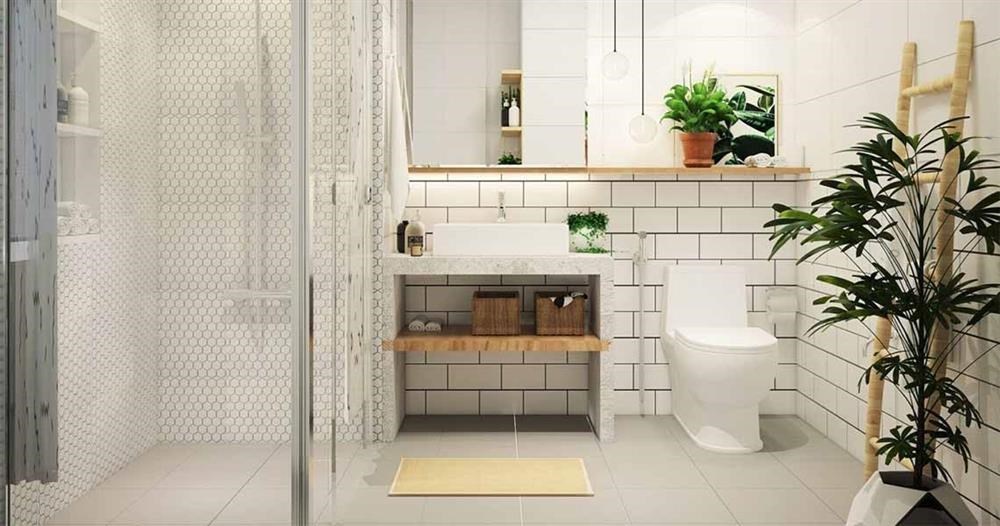 Hình ảnh của Cách bố trí nội thất và ánh sáng phòng tắm