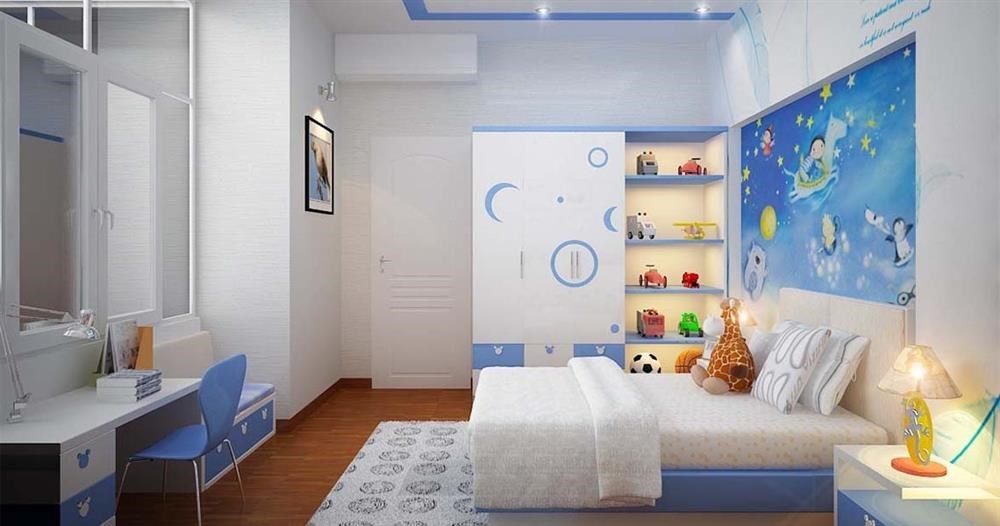 Hình ảnh của Cách bố trí nội thất và ánh sáng phòng trẻ em