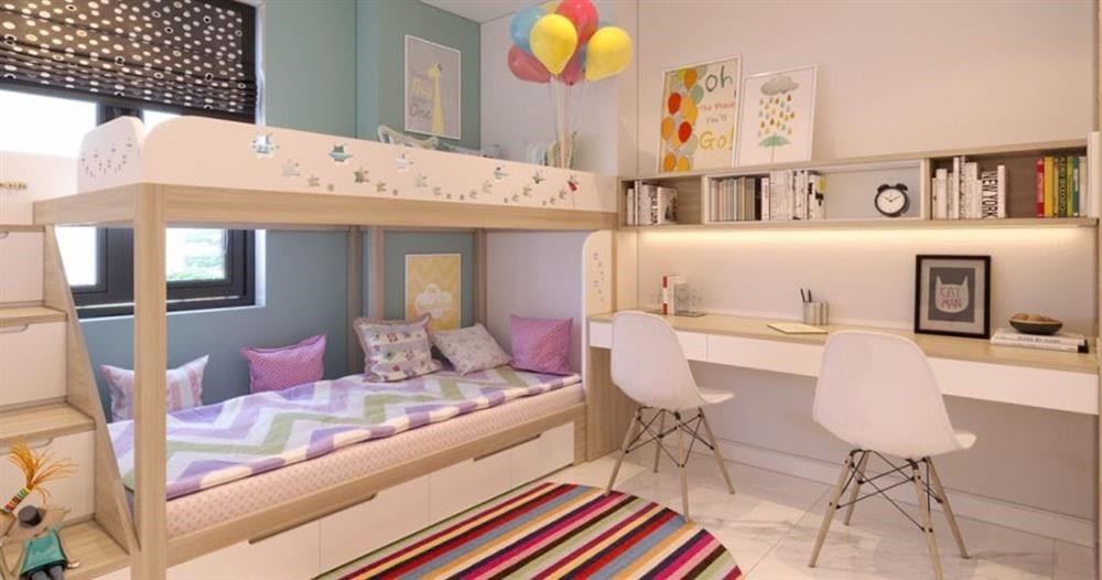 Hình ảnh của Cách bố trí nội thất và ánh sáng phòng trẻ em
