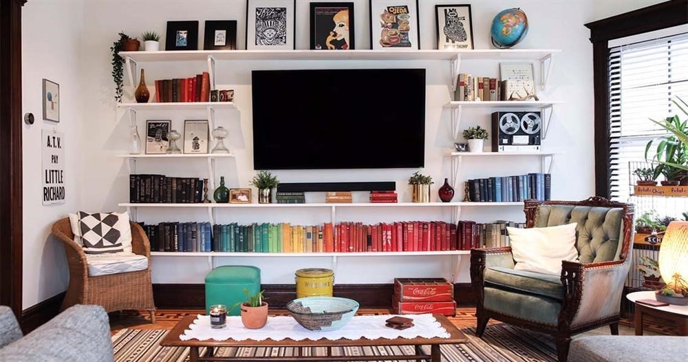 Hình ảnh của Cách bố trí nội thất và ánh sáng phòng đọc sách