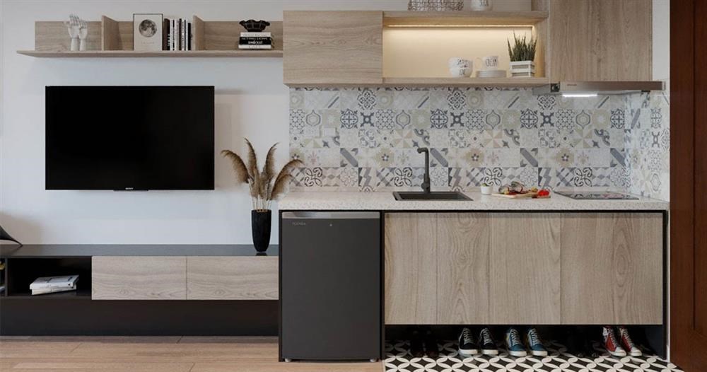 Hình ảnh của TOP 4 mẫu tủ bếp gỗ MDF Melamine được ưa chuộng nhất 2021