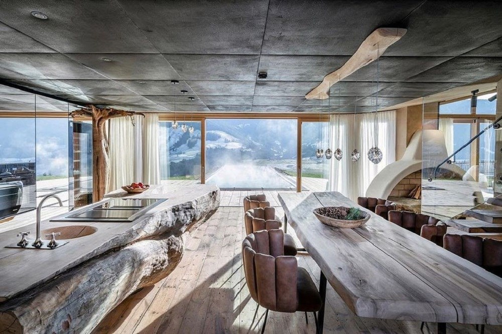 Thiết kế nhà bếp gỗ độc đáo