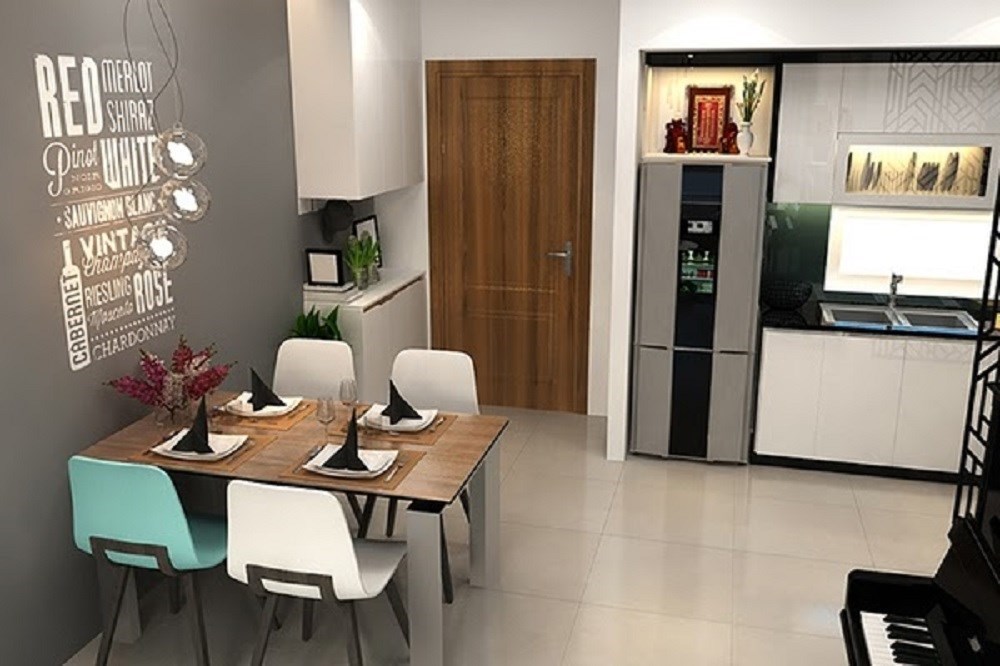 Đảm bảo khoảng cách giữa bàn ăn và ban thờ