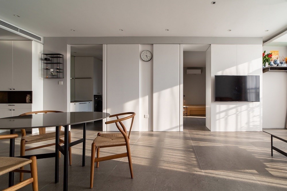 Không gian sinh hoạt chung rộng rãi, thông thoáng