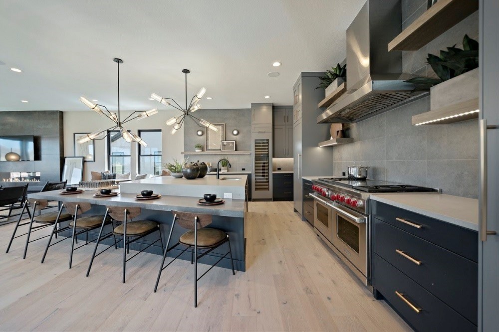 Đảo bếp sang trọng cho không gian lớn