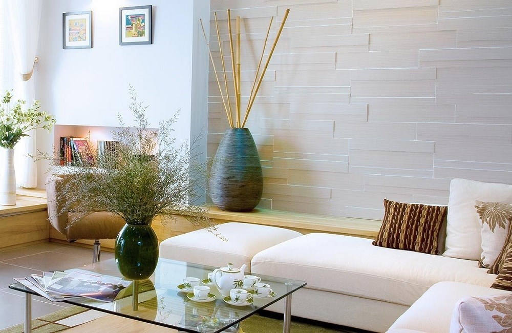 Nội thất phòng khách sang trọng nhưng cũng rất “thuần Việt”