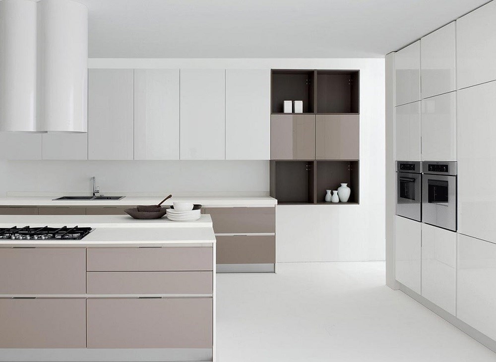 Tủ bếp sơn High Gloss cao cấp