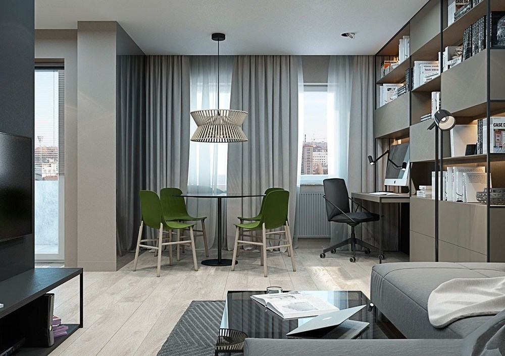 Căn hộ Studio nhỏ của Lugerin Architects