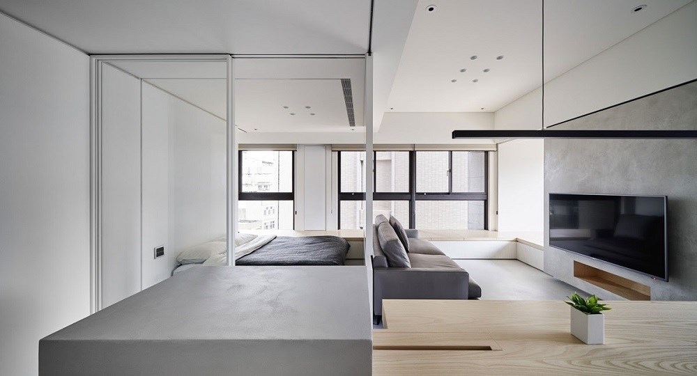 Thiết kế nhà ở đậm chất Nhật Bản với kỹ thuật phân vùng độc đáo