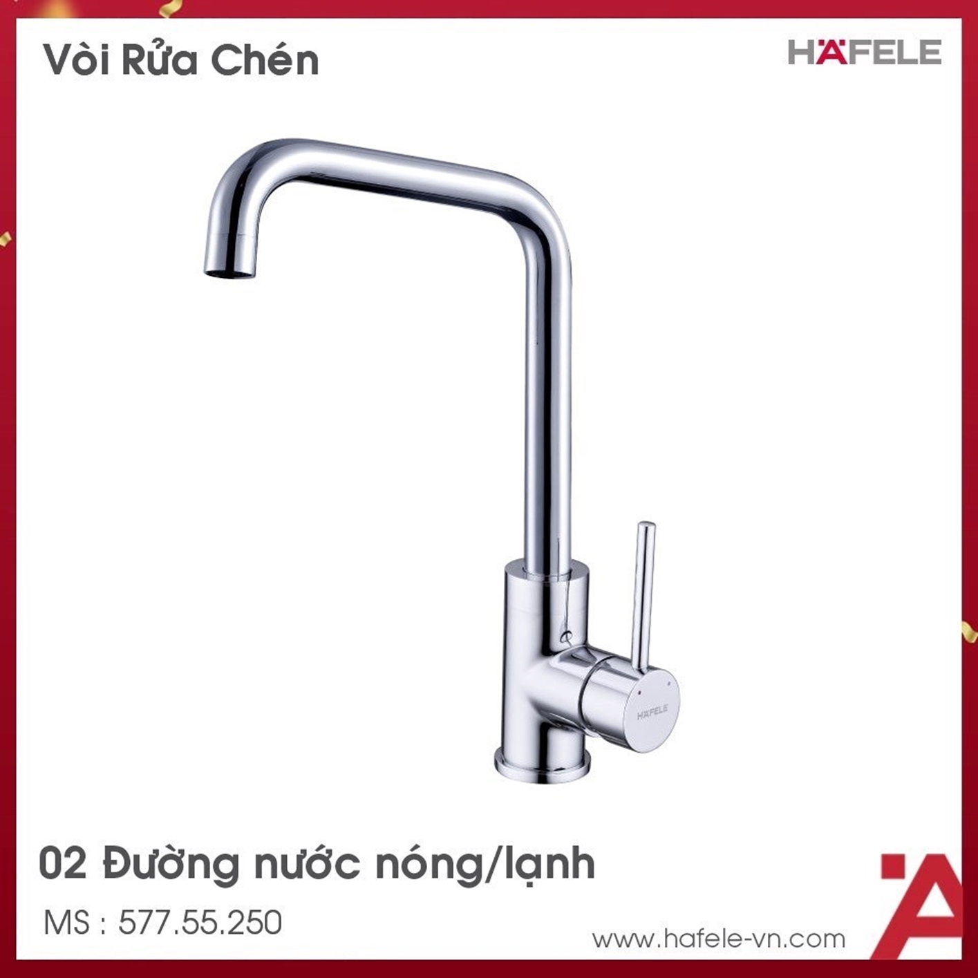 Vòi Bếp Hafele HT21-CH1F220U 577.55.250