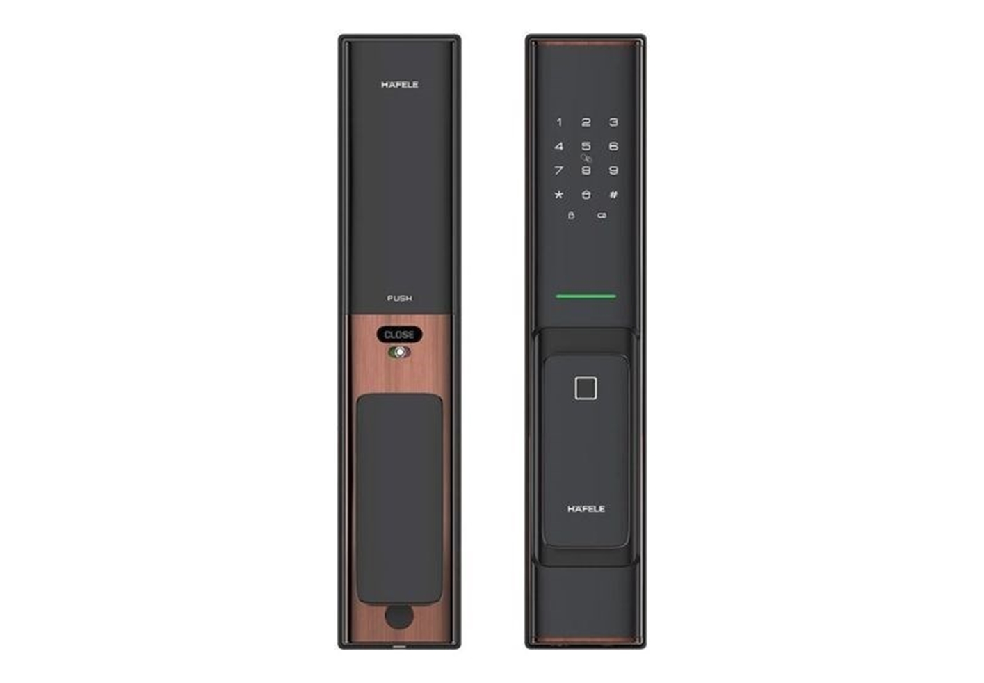 Khóa điện từ Hafele PP8100 BLE glossy copper 912.20.261