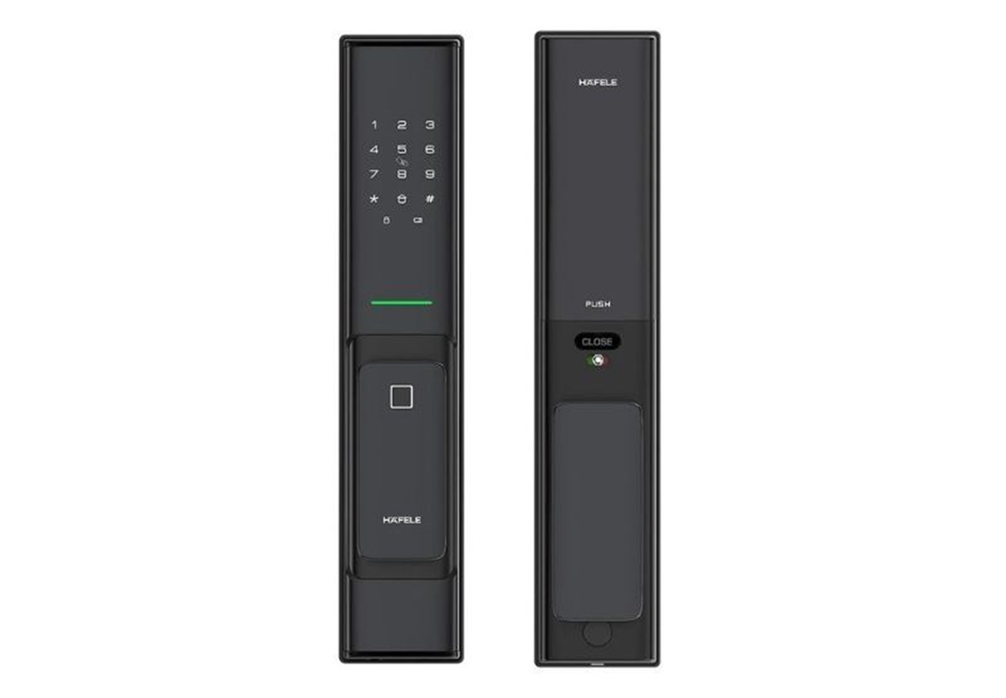 Khóa điện tử Hafele PP8100 BLE black with Z-wave 912.20.262