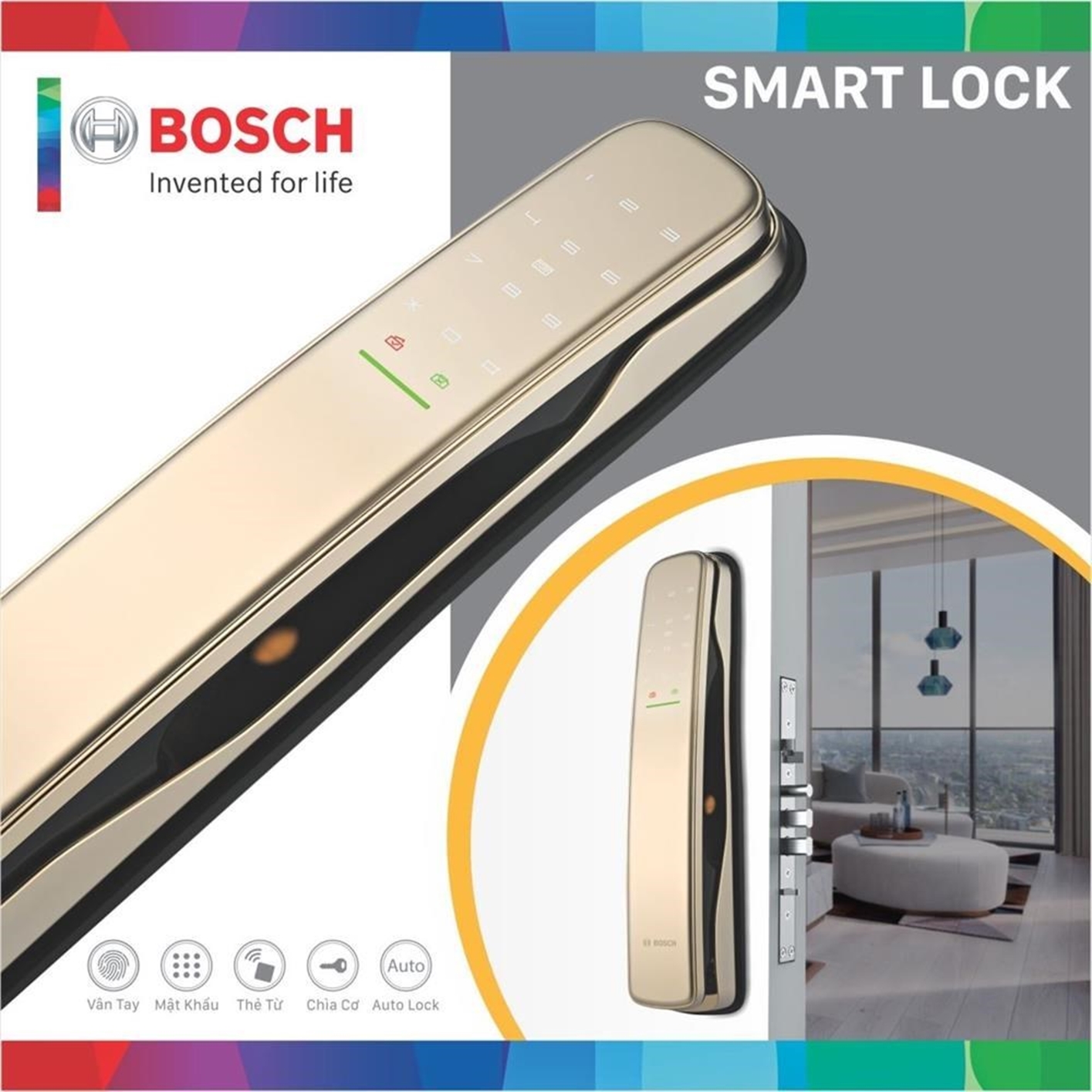 Khóa cửa điện tử Bosch EL 800 AK