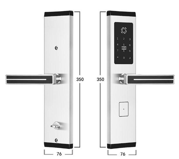 Hình ảnh của Khóa cửa thông minh Kassler KL-667 màu bạc