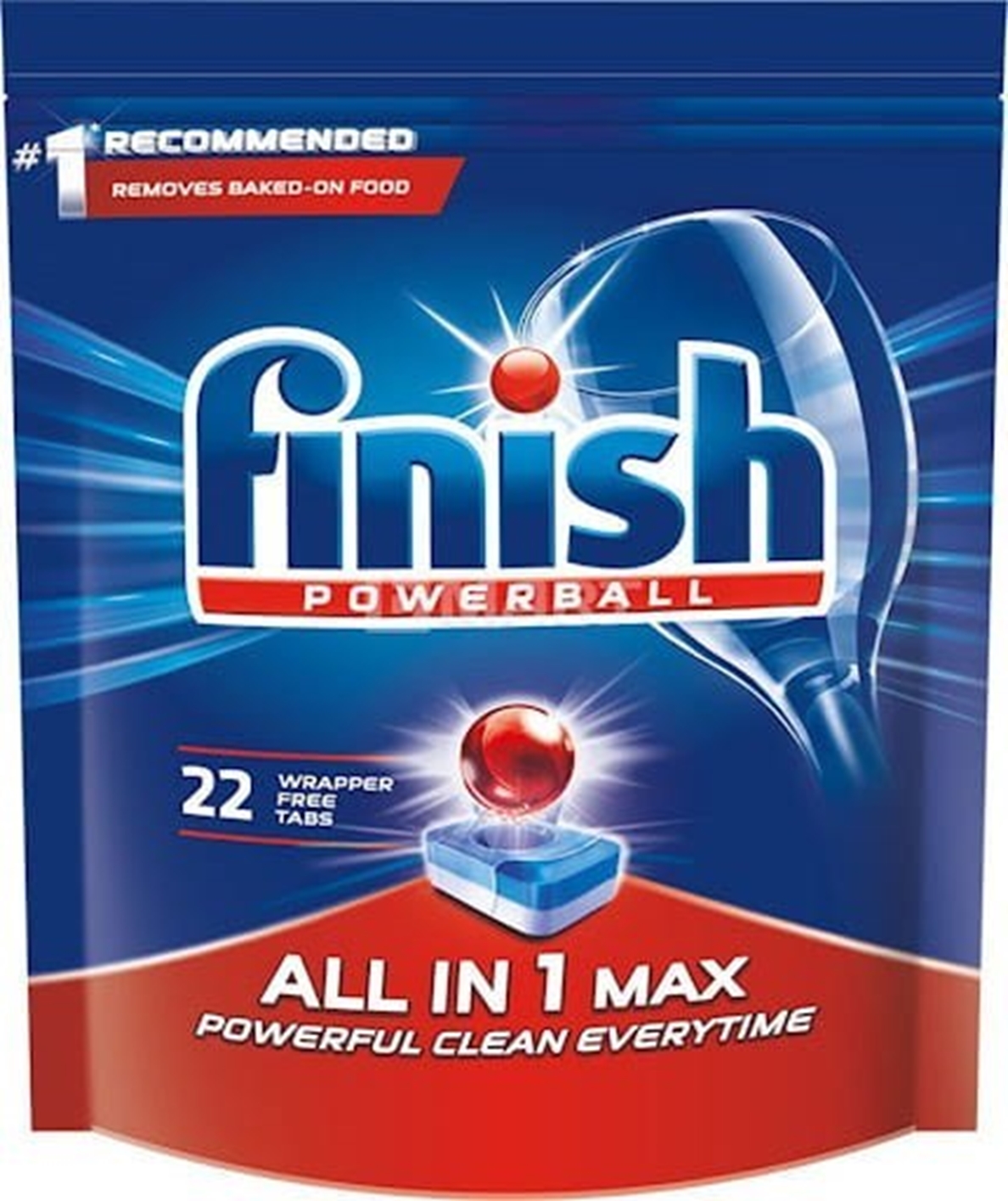Viên rửa bát Finish All in one max 22 viên