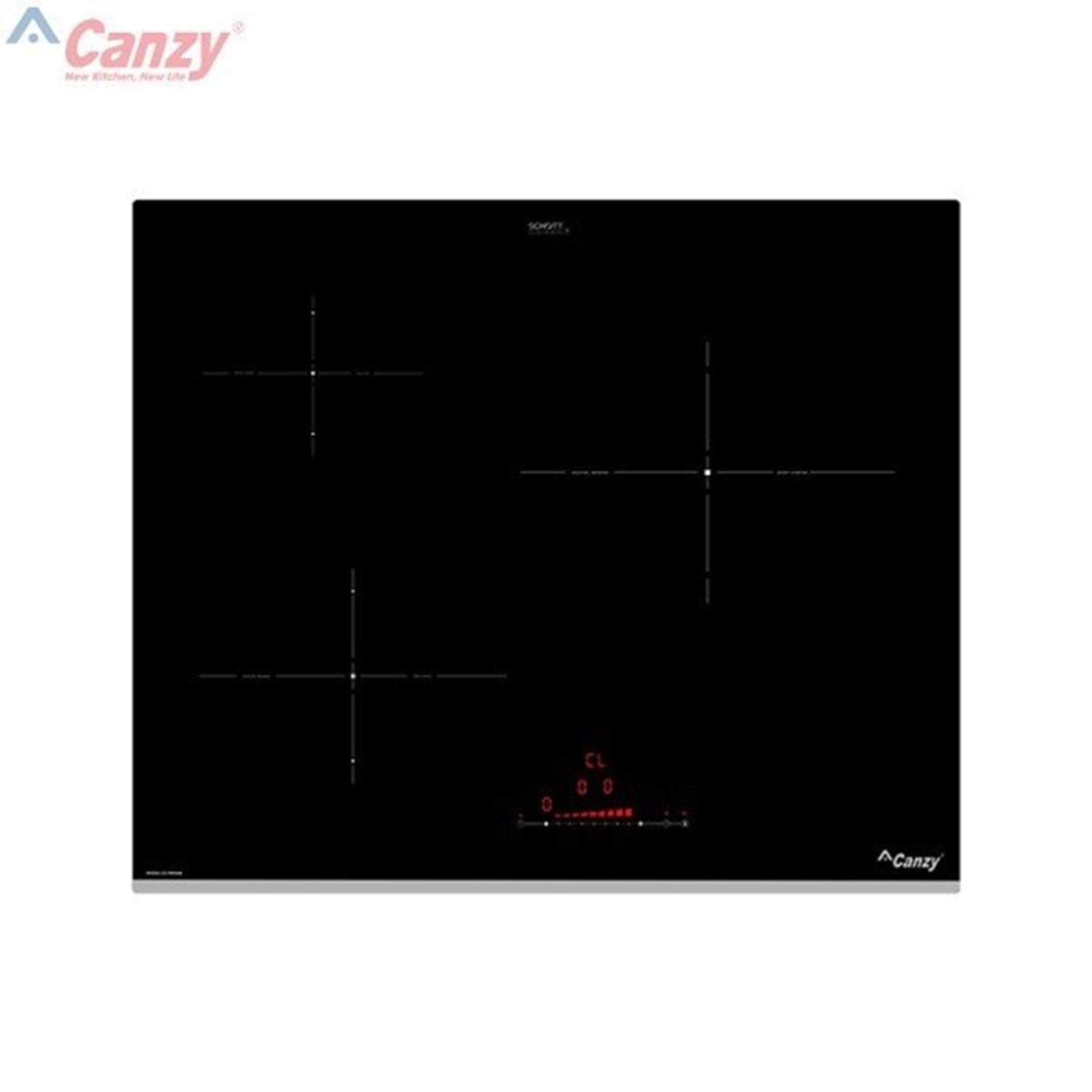 Bếp từ ba vùng nấu Canzy CZ 999DHE
