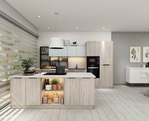 Bếp tàng hình - Bí mật tạo nên sự tinh tế trong thiết kế phong cách bếp hiện đại.