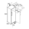Kích thước tủ mát độc lập Liebherr SRsdd 5230 001 22