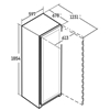 Kích thước tủ rượu độc lập Liebherrr WPgbi 5272 001 20