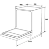 Kích thước máy rửa chén Hafele HDW-F6072B 535.29.700