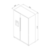 Hình ảnh của Tủ lạnh Side by Side Malloca MF-547 SIM