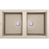 Hình ảnh của Chậu rửa chén bát bằng đá Granite Malloca màu kem BIANCO G-45062