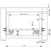 Ray âm giảm chấn nhấn mở EPC Evo 500mm Hafele 433.32.155
