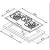 Bếp gas Teka GKN LUX 86 3G 40232103